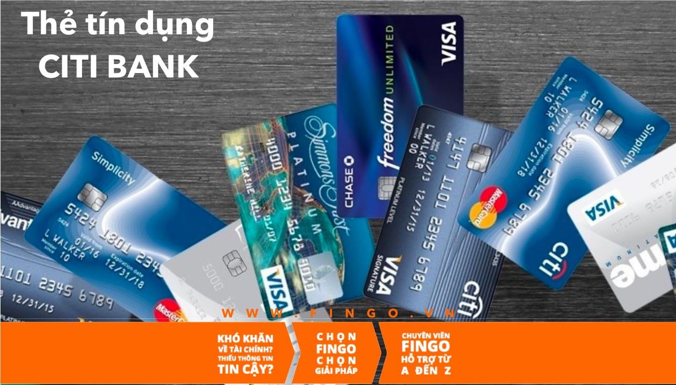 Thẻ tín dụng Citibank và lãi suất thẻ khi sử dụng